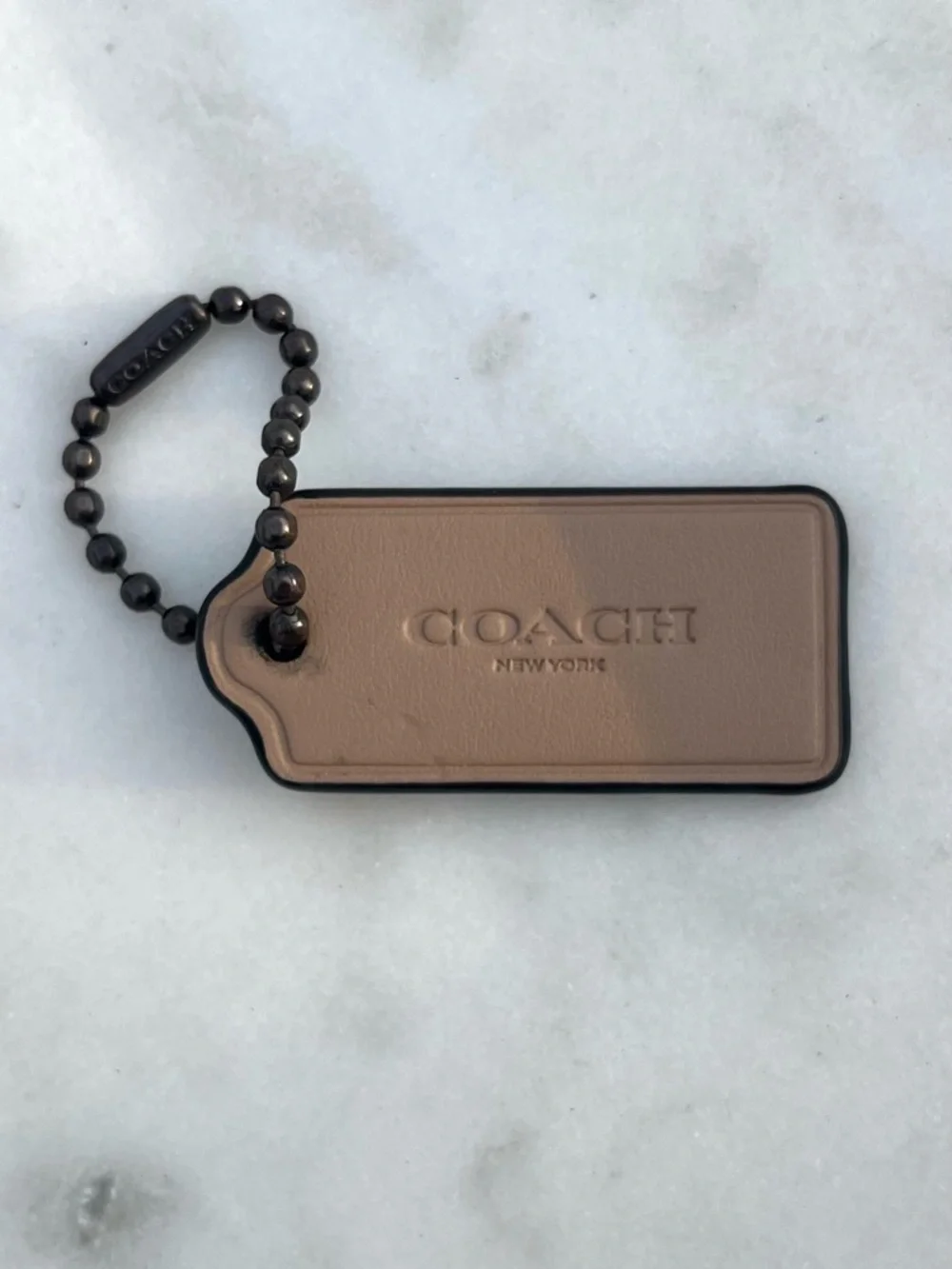 Coach beige tan